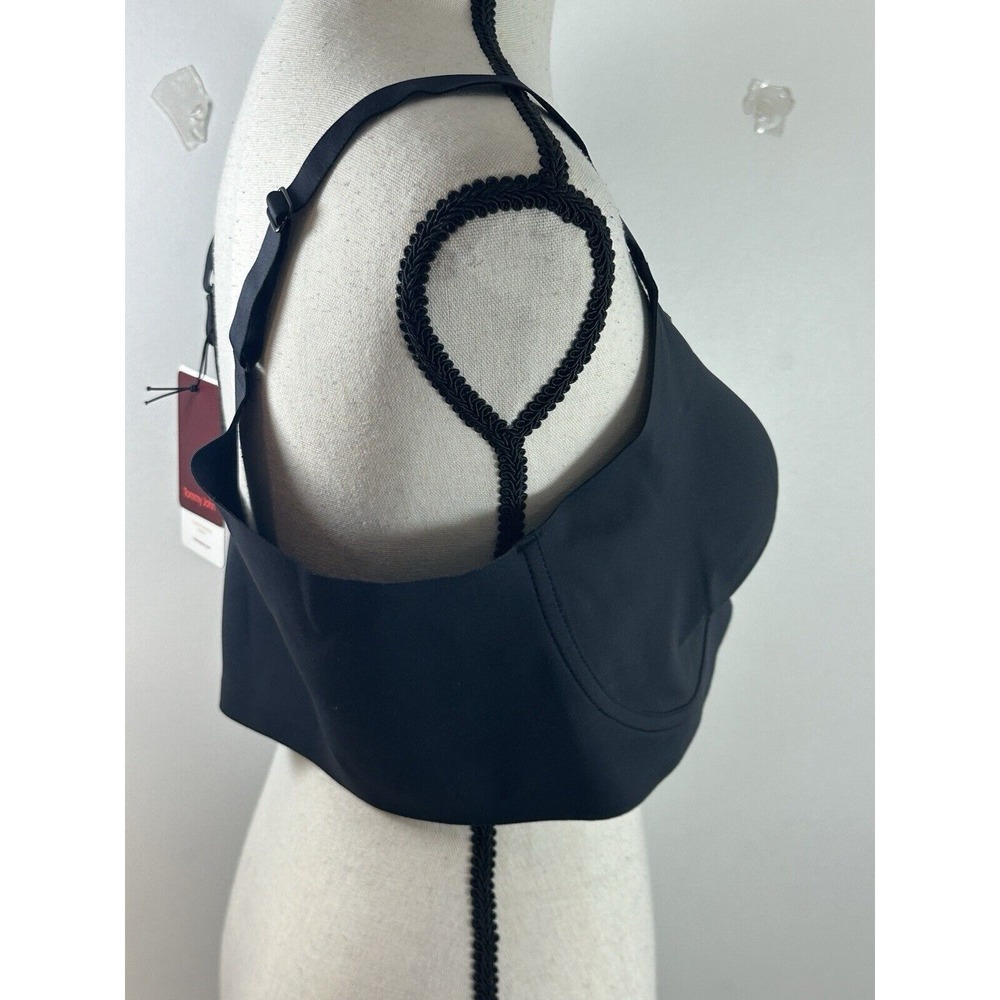 Tommy John 36DD Comfort Smoothing Lightly Lined Wireless Bra Black - Picture 2 of 4